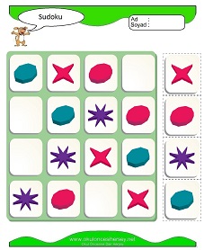 Sudoku Çocuk Bulmacaları
